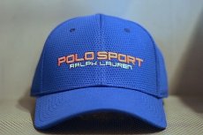 画像1: Polo Sport(ポロスポーツ) Stretch Fit Cap Blue ストレッチフィットキャップ (1)