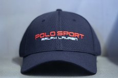 画像1: Polo Ralph Lauren(ラルフ ローレン)Polo Sport Stretch Fit Cap Navy ストレッチフィットキャップ (1)