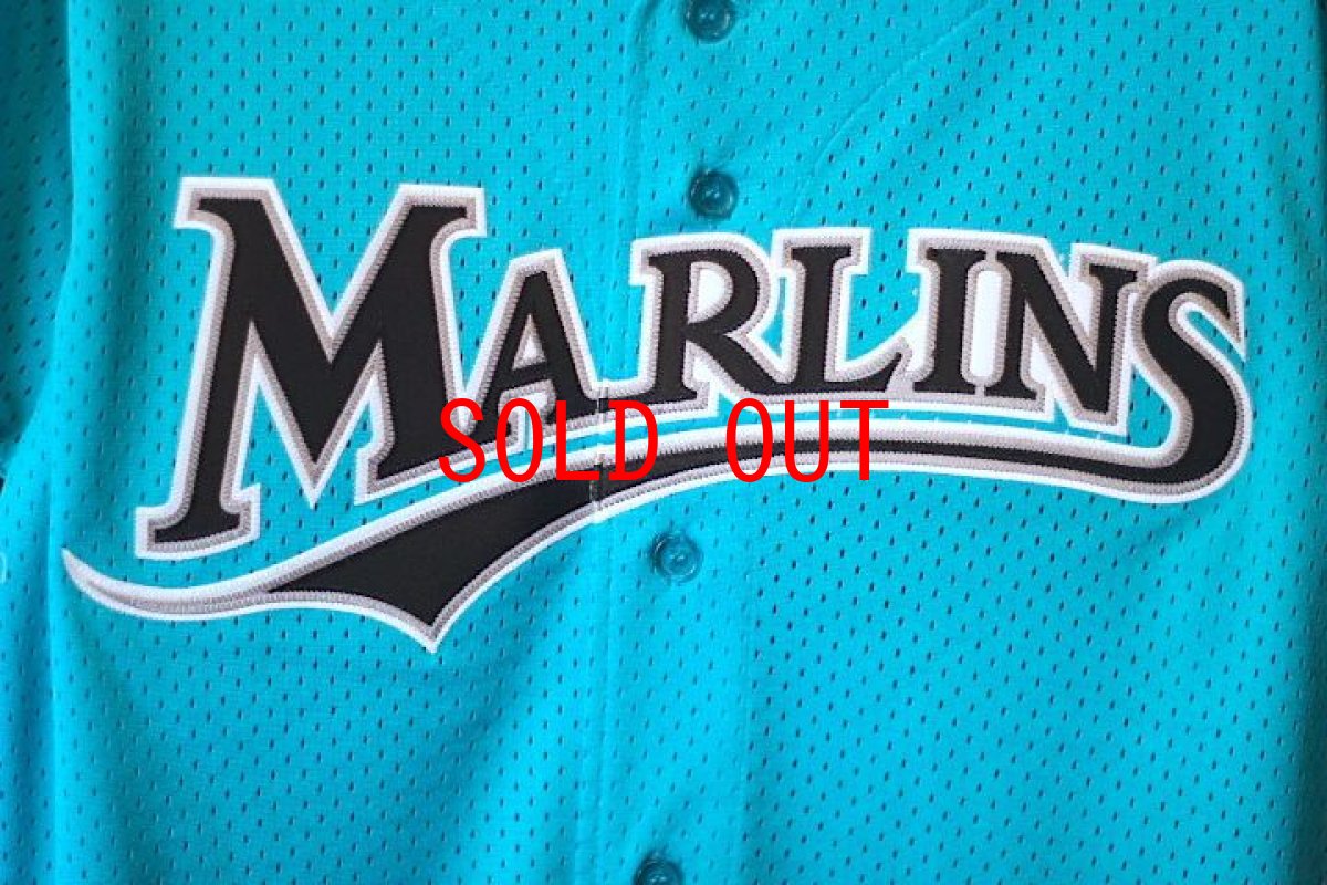 画像3: Mitchell&Ness(ミッチェル アンド ネス)Florida Marlins Authentic Batting Practice Jersey Emerald Green (3)