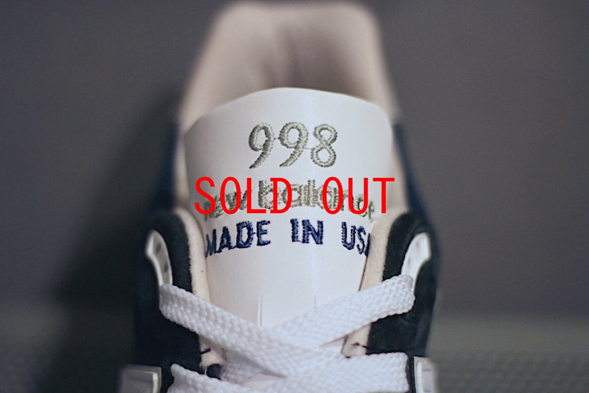 画像4: J.Crew(ジェイクルー) NB M998 Sneakers Kicks Balance Navy White ABZORB (4)