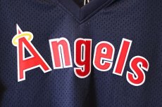 画像4: Los Angeles Angels Authentic Batting Practice Jersey Navy Red (4)