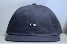 画像1: Kith NYC(キス ニューヨークシティ) Small Box Logo Strapback Cap Navy (1)