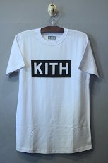 画像1: Kith NYC(キス ニューヨークシティ) S/S Box Logo Tee White Black (1)