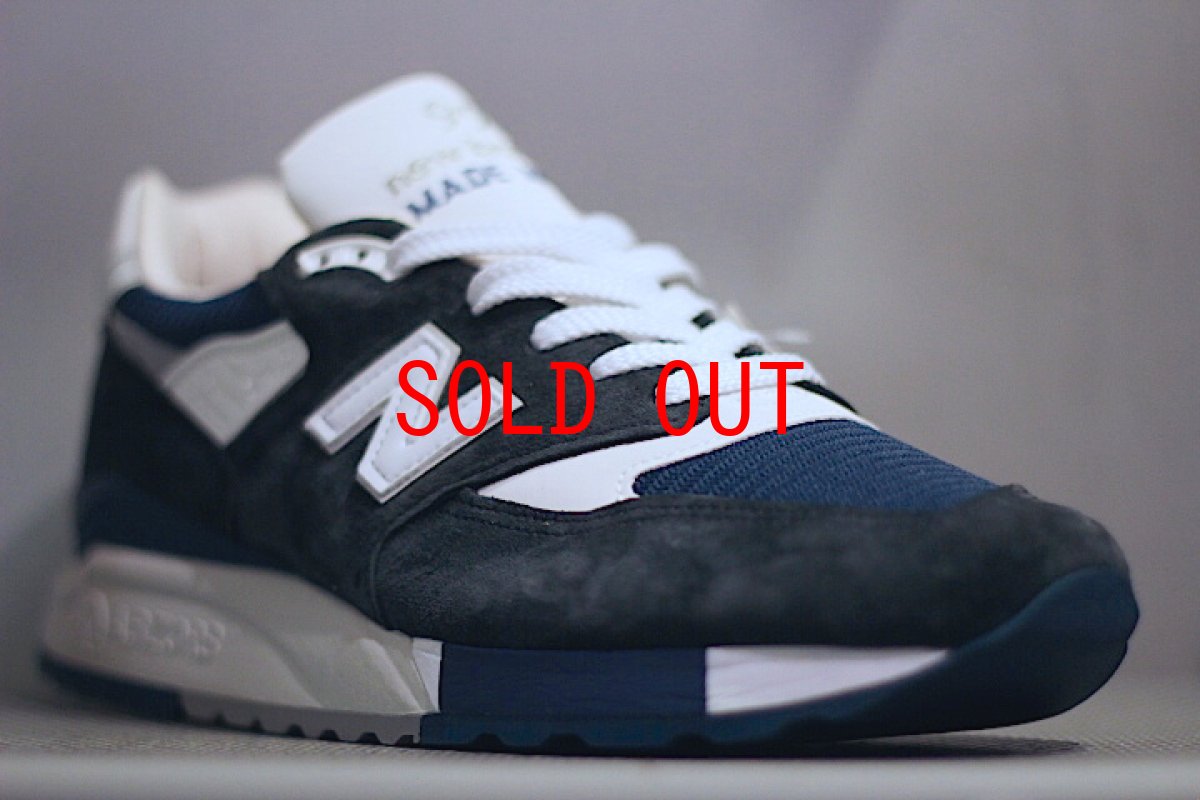 画像2: J.Crew(ジェイクルー) NB M998 Sneakers Kicks Balance Navy White ABZORB (2)
