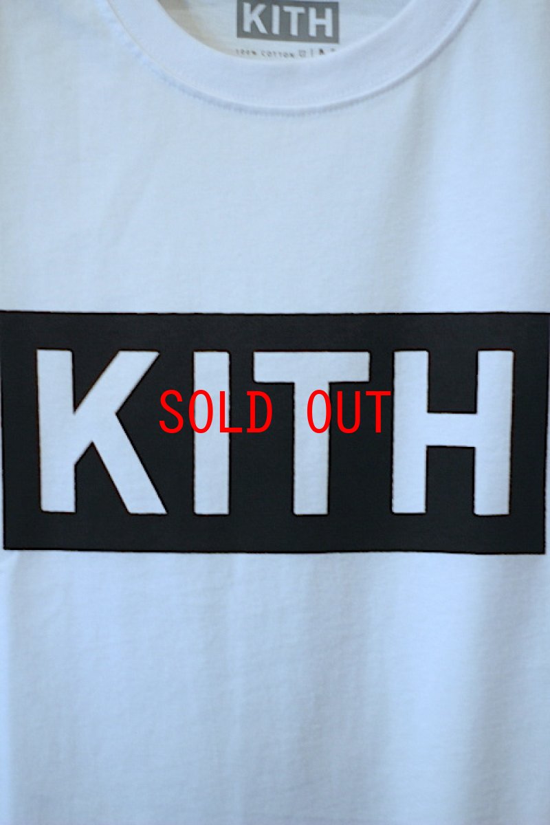 画像2: Kith NYC(キス ニューヨークシティ) S/S Box Logo Tee White Black (2)