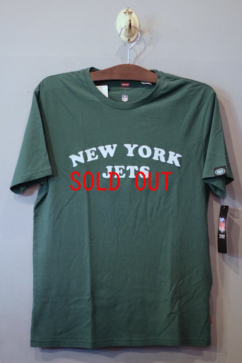 画像1: Levi's(リーバイス) × NFL NewYork JETS S/S Tee Green ニューヨーク ジェッツ (1)