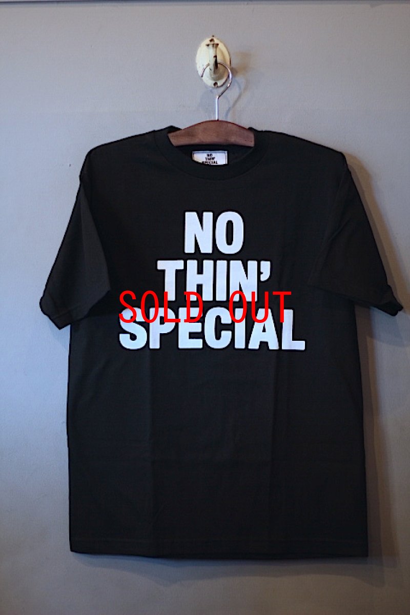 画像1: Nothin' Special(ナッシン スペシャル) NOTHIN' Logo S/S Tee Black  (1)