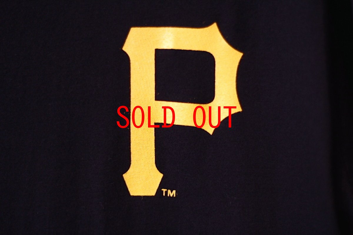 画像3: Majestic(マジェスティック) S/S Pittburgh Pirates Logo Tee Black  (3)