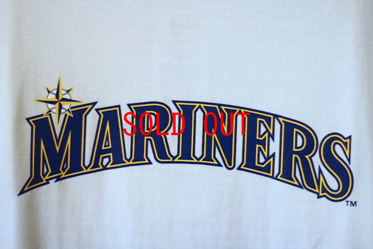 画像3: Majestic(マジェスティック) S/S Seattle Mariners Logo Tee White  (3)