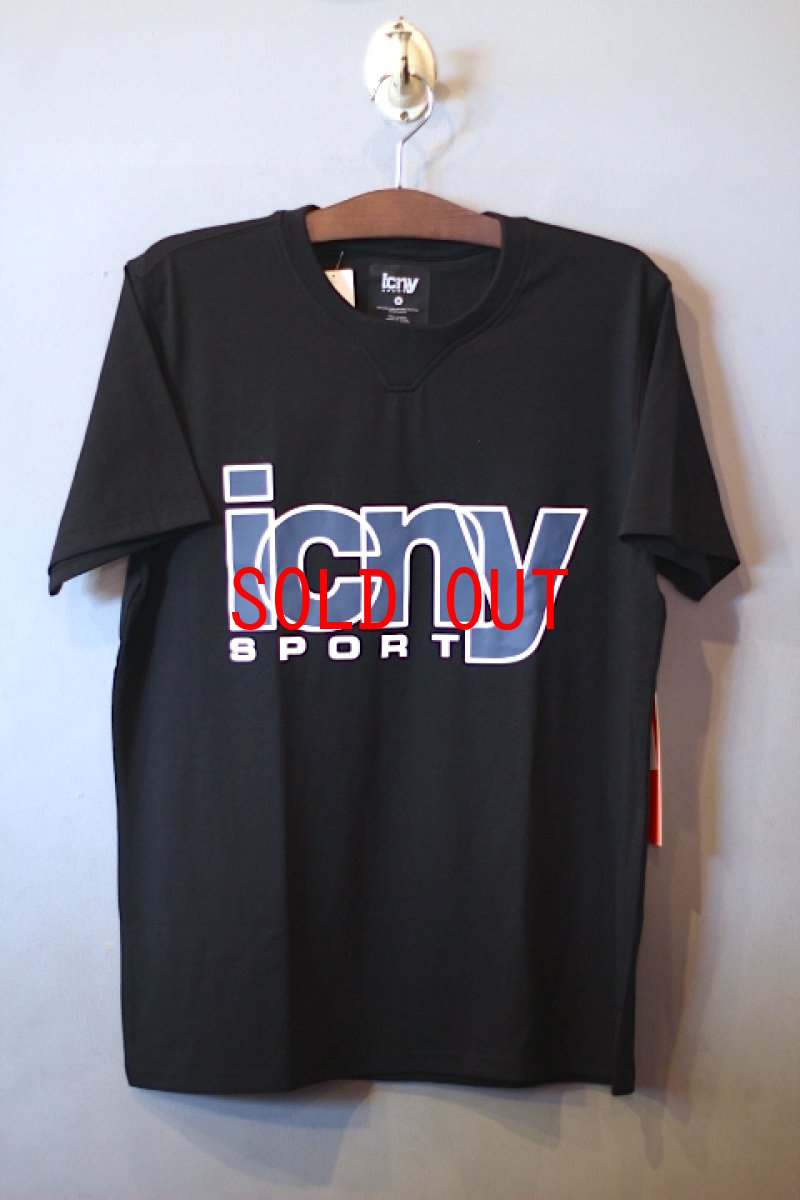 画像1: ICNY(アイスコールドニューヨーク) Overlap Tee 3M Reflective T-Shirt 2Tone Black  (1)