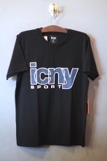 画像1: ICNY(アイスコールドニューヨーク) Overlap Tee 3M Reflective T-Shirt 2Tone Black  (1)
