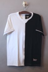 画像1: ICNY(アイスコールドニューヨーク) Slice Tee 3M Reflective T-Shirt 2Tone Black  White (1)