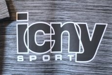 画像3: ICNY(アイスコールドニューヨーク) Overlap Tee 3M Reflective T-Shirt 2Tone Grey  (3)