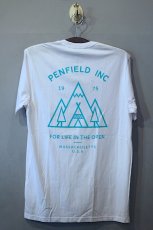 画像2: Penfield (ペンフィールド) S/S Logo Pocket Tee White  (2)