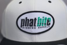 画像2: Phat Bite "The Beats" Snapback Cap White Black Fishing Supply ファットバイト スナップバック (2)