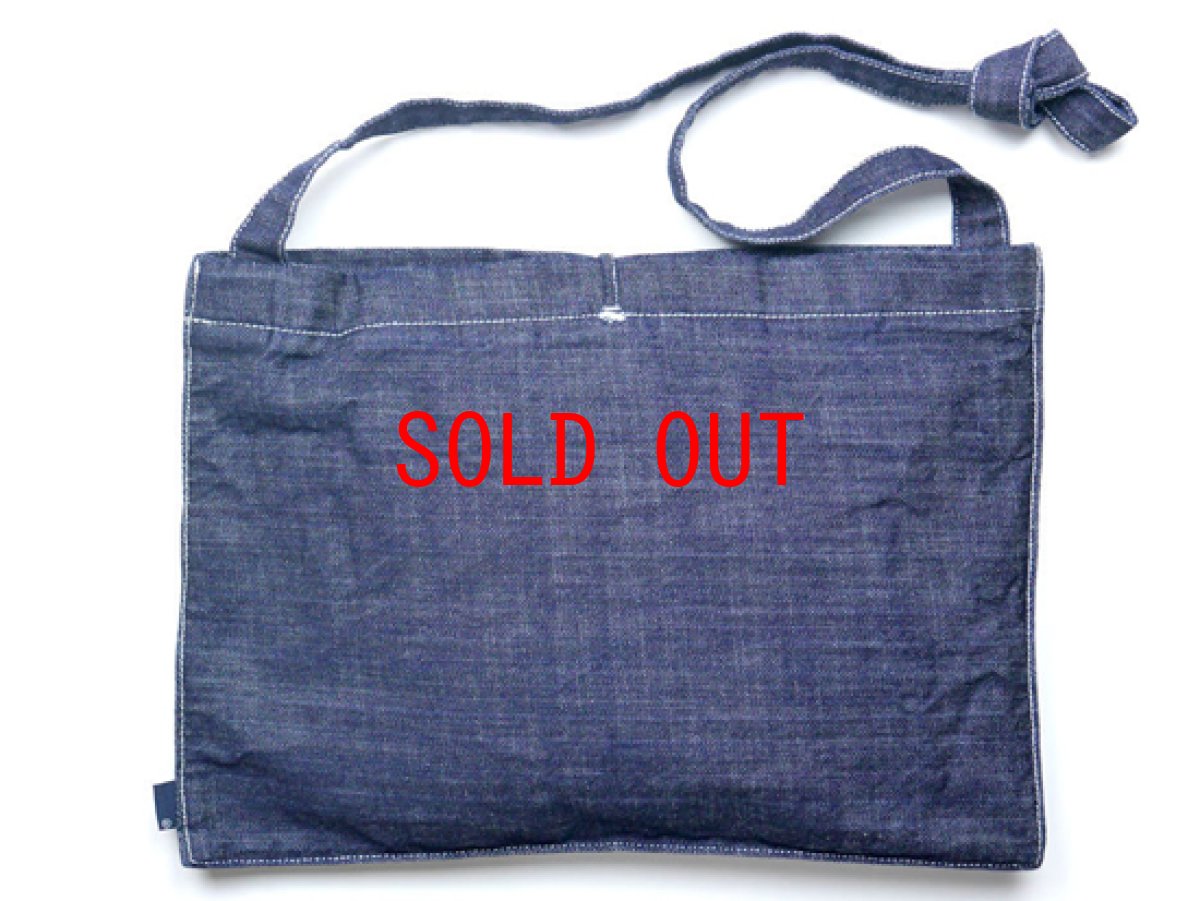 画像2: Selvedge Supply Workers Sacoche セルビッチ サプライ ウォーカーズ サコッシュ バッグ Denim Indigo デニム インディゴ 岡山県児島 MADE IN JAPAN (2)