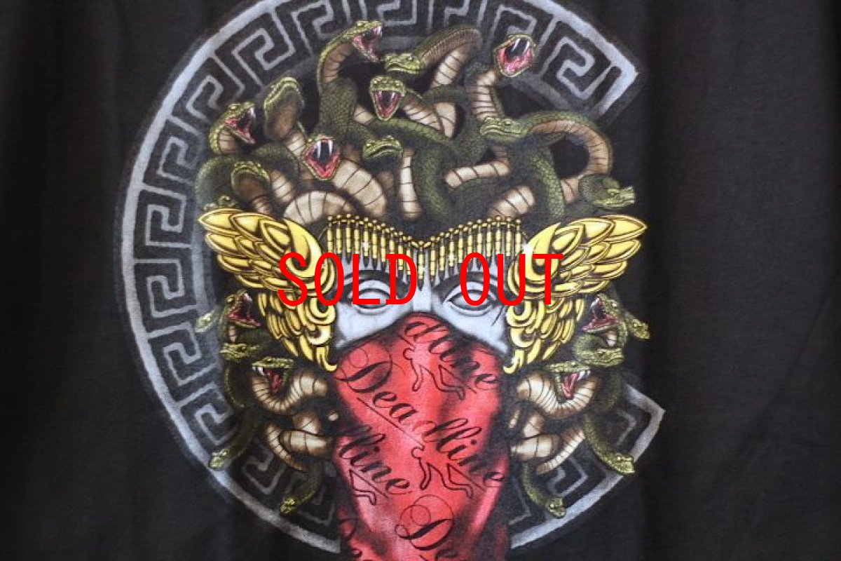 画像2: Deadline(デッドライン) × Crooks&Castles(クルックス&キャッスルズ) S/S Medusa Tee Black メドゥーサ メデューサ Tシャツ ブラック コラボ (2)