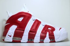 画像1: Nike Air More Up Tempo 16' White Red ナイキ エア モア アップテンポ (1)