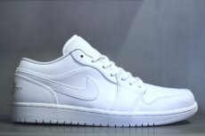 画像1: Nike(ナイキ) Air Jordan 1 Low White Metallic Silver (1)