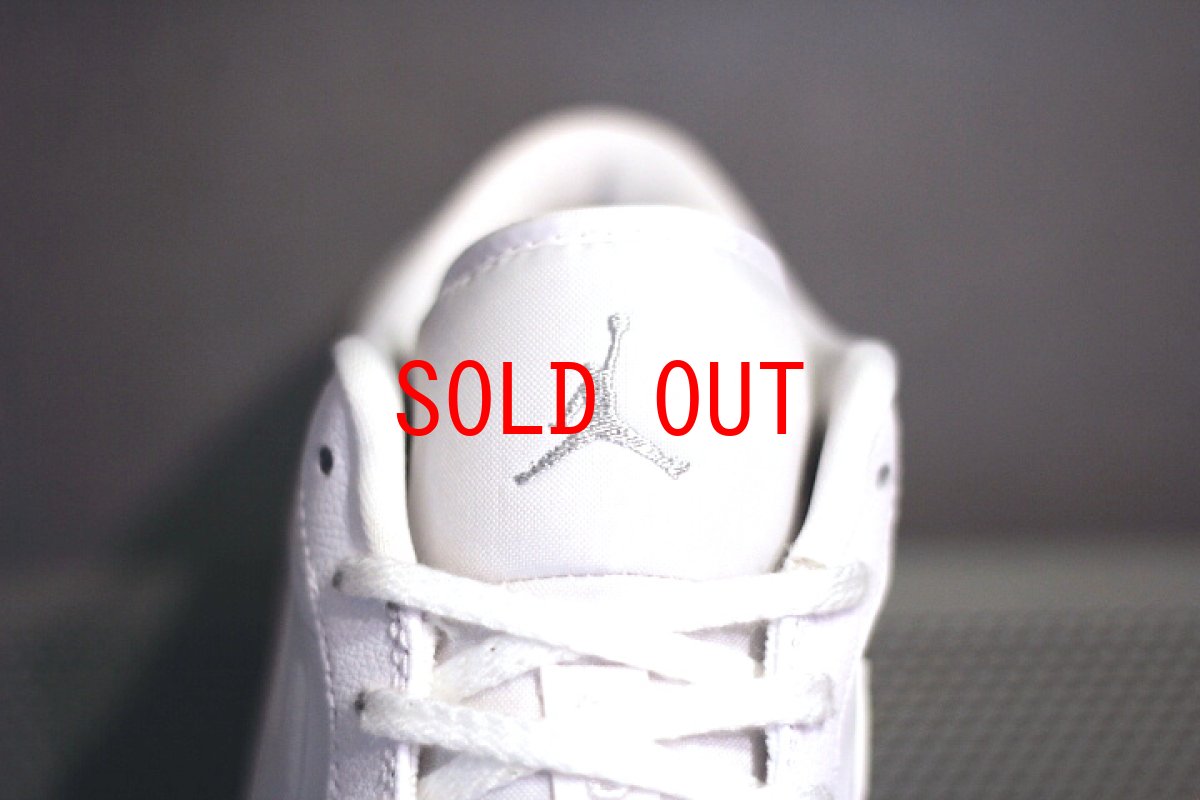 画像4: Nike(ナイキ) Air Jordan 1 Low White Metallic Silver (4)
