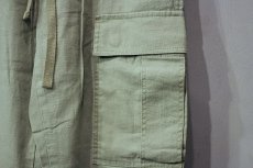 画像5: J.Crew(ジェイクルー) Linen Miller Cargo Jogger Pants Vintage Olive リネン ミラー カーゴパンツ (5)