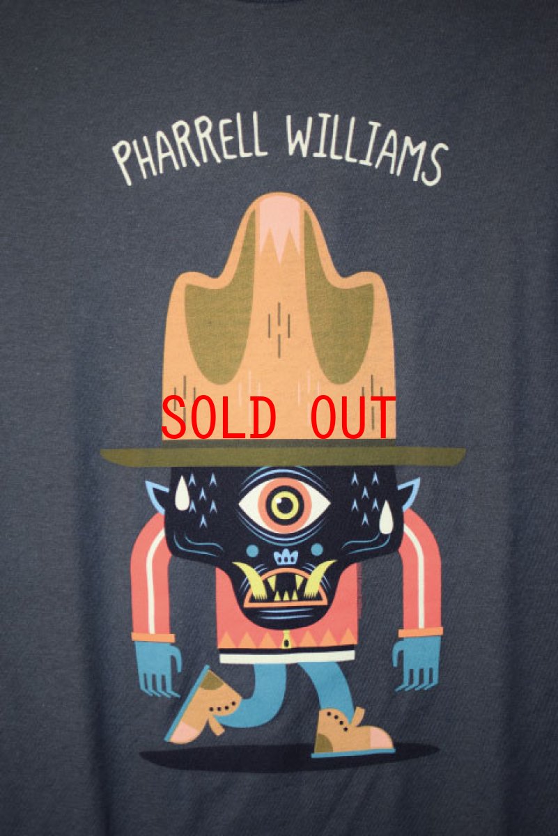 画像2: Pharrell Williams S/S Tee Charcoal Grey ファレルウィリアムス (2)