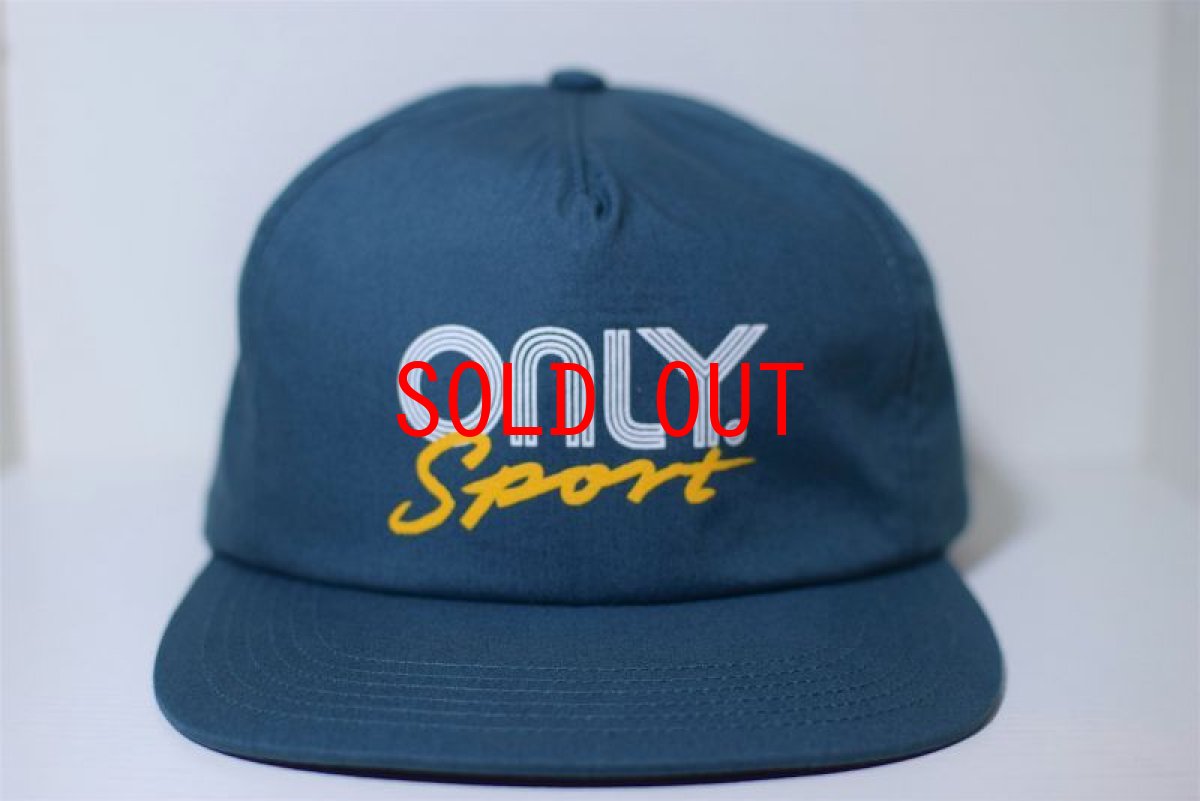 画像1: Only NY (オンリーニューヨーク) Rally Hat Bay Blue Strapback Cap Sport ラリーハット ベイブルー スポーツ ストラップバック キャップ (1)