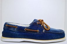 画像1: Timberland(ティンバーランド) Denim Boat Shoes デニム デッキシューズ Blue ブルー (1)