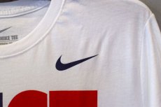 画像3: Nike(ナイキ) S/S "Just Do It" US Flag Logo Tee Navy White Red (3)