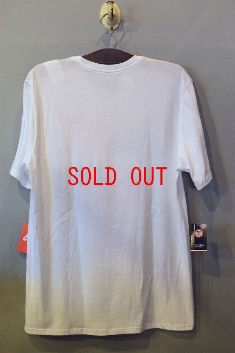 画像2: Nike(ナイキ) S/S "Just Do It" US Flag Logo Tee Navy White Red (2)