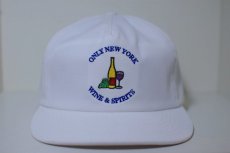 画像1: Only NY (オンリーニューヨーク) Wine & Spirits Snapback Cap White Hat ワイン スピリッツ スナップバック キャップ ホワイト ハット Logo ロゴ Cleofus (1)