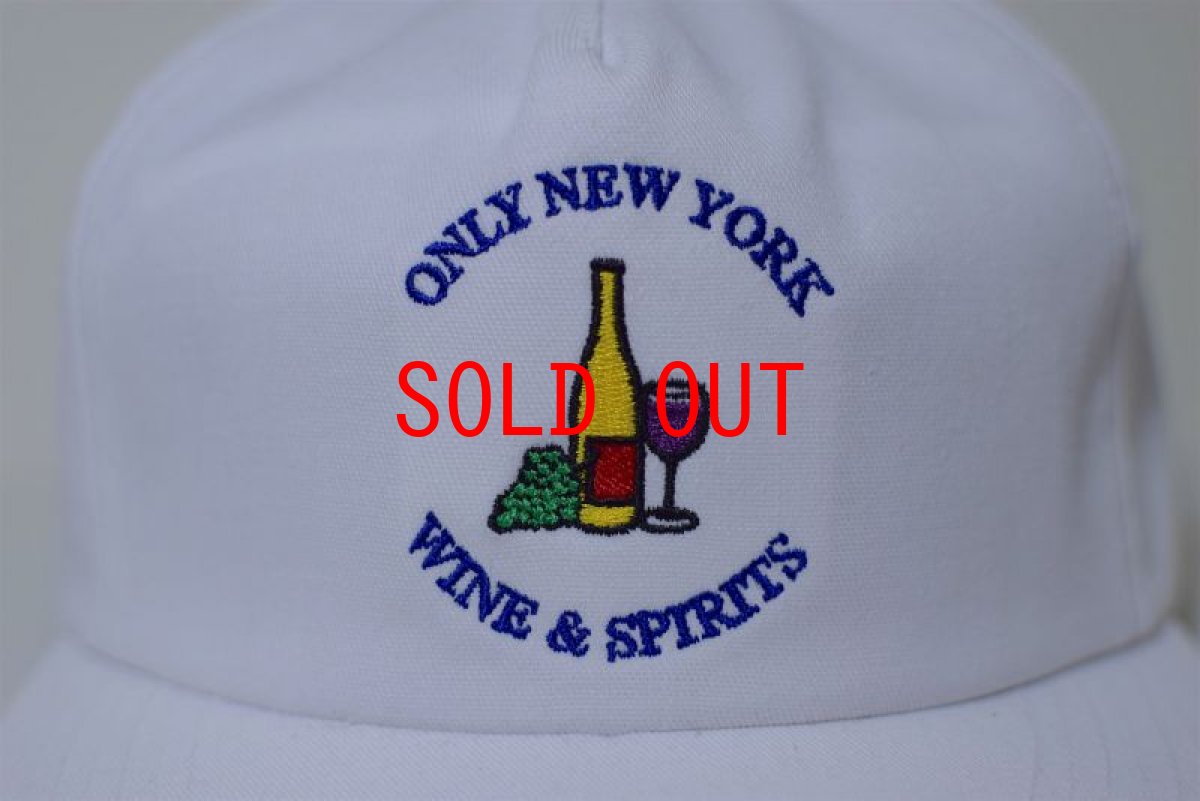 画像2: Only NY (オンリーニューヨーク) Wine & Spirits Snapback Cap White Hat ワイン スピリッツ スナップバック キャップ ホワイト ハット Logo ロゴ Cleofus (2)