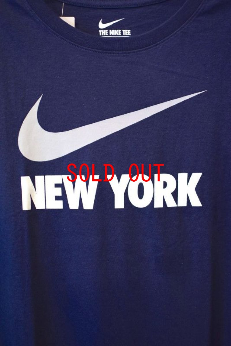 画像3: Nike(ナイキ) S/S "NEW YORK" Swoosh Logo Tee Navy White  (3)