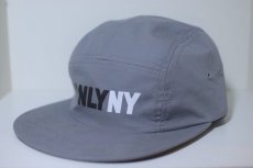 画像3: Only NY (オンリーニューヨーク) COMPETITION 5-PANEL Cap Grey Strapback Hat Sport Camp キャンプ キャップ Logo ロゴ スポーツ ストラップバック キャップ (3)