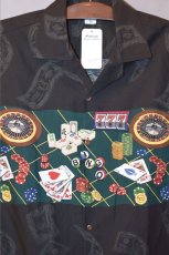 画像2: Pacific legend Aloha Shirts Casino Black パシフィック レジェンド アロハシャツ カジノ ブラック (2)