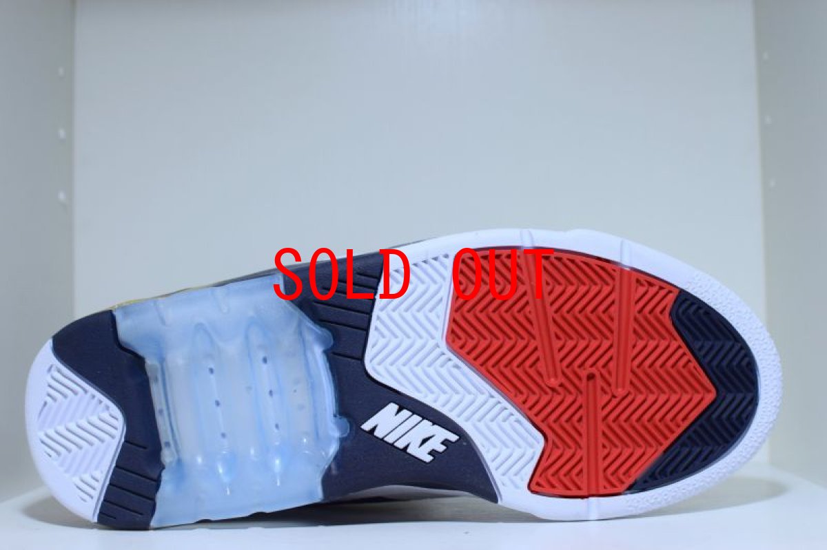 画像5: Nike(ナイキ) Air Force 180 Olympic White Mid Navy Metallic Gold 16 (5)