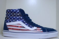 画像1: Vans(バンズ) SK 8 Hi Reissue Americana Dress Blues True White USA Flag 国旗 Skate Sk8 (1)