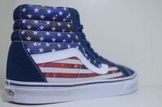 画像3: Vans(バンズ) SK 8 Hi Reissue Americana Dress Blues True White USA Flag 国旗 Skate Sk8 (3)