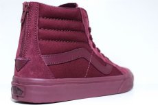 画像3: Vans(バンズ) SK 8 Hi Reissue Zip Mono Port Royale Maroon マルーン ジップ Kith USA (3)