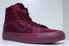 画像2: Vans(バンズ) SK 8 Hi Reissue Zip Mono Port Royale Maroon マルーン ジップ Kith USA (2)