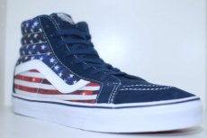 画像2: Vans(バンズ) SK 8 Hi Reissue Americana Dress Blues True White USA Flag 国旗 Skate Sk8 (2)