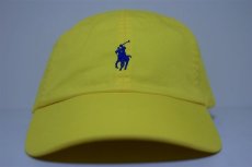画像1: Polo Ralph Lauren(ラルフ ローレン)Cotton One Point Logo Cap Yellow ポニー ポロ ロゴ ボール ラルフローレン キャップ イエロー (1)