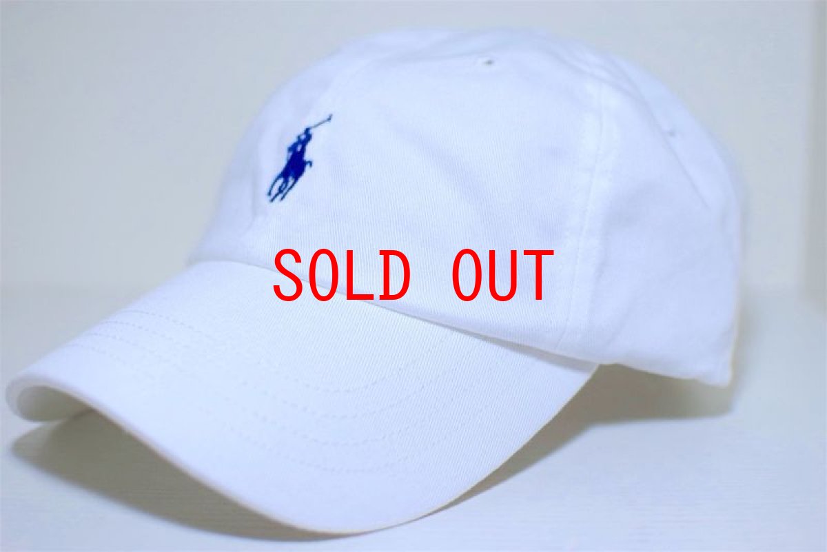 画像2: Polo Ralph Lauren(ラルフ ローレン)Cotton One Point Logo Cap White ポニー ポロ ロゴ ボール ラルフローレン キャップ ホワイト (2)