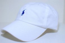 画像2: Polo Ralph Lauren(ラルフ ローレン)Cotton One Point Logo Cap White ポニー ポロ ロゴ ボール ラルフローレン キャップ ホワイト (2)