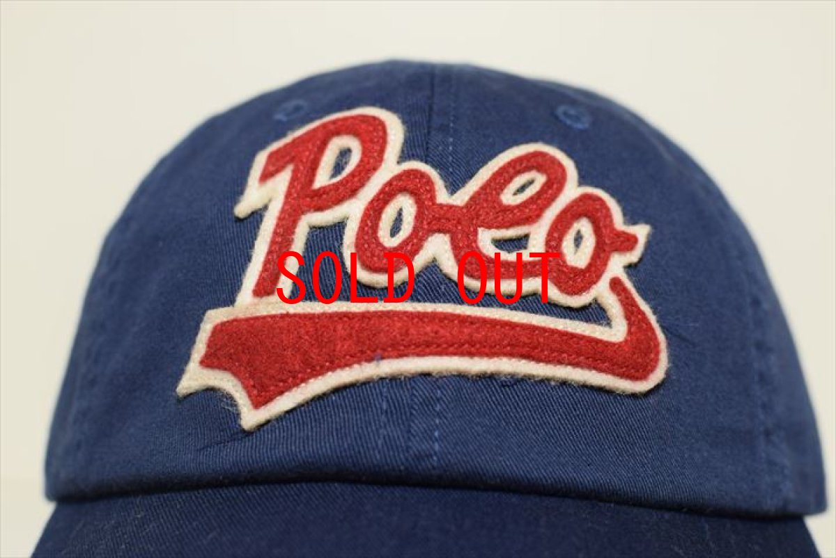 画像3: Polo Ralph Lauren(ラルフ ローレン)Cotton Script Logo Navy Cap ネイビー ポロ スクリプト ロゴ ボール キャップ (3)