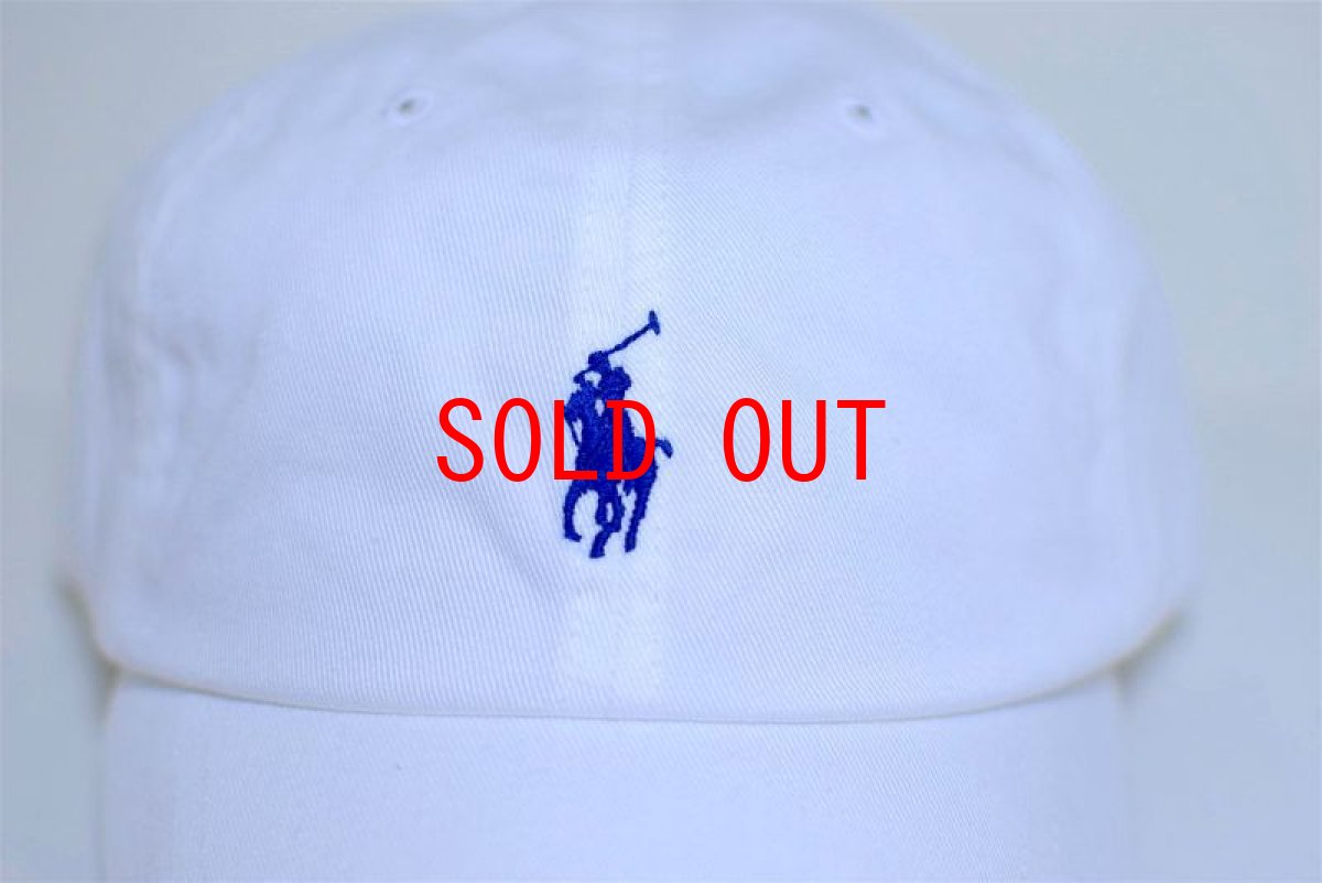 画像3: Polo Ralph Lauren(ラルフ ローレン)Cotton One Point Logo Cap White ポニー ポロ ロゴ ボール ラルフローレン キャップ ホワイト (3)