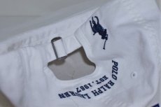 画像4: Polo Ralph Lauren(ラルフ ローレン)US Flag Cotton Logo Cap White アメリカン フラッグ ポロ ロゴ ボール ラルフローレン キャップ ホワイト (4)