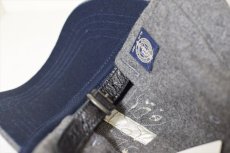 画像4: Polo Ralph Lauren(ラルフ ローレン)Wool Script Logo Grey Cap Leather Buck レザー ウール グレー ポロ スクリプト ロゴ ボール キャップ (4)