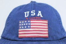 画像3: Polo Ralph Lauren(ラルフ ローレン)US Flag Cotton Logo Cap Navy アメリカン フラッグ ポロ ロゴ ボール ラルフローレン キャップ ネイビー (3)