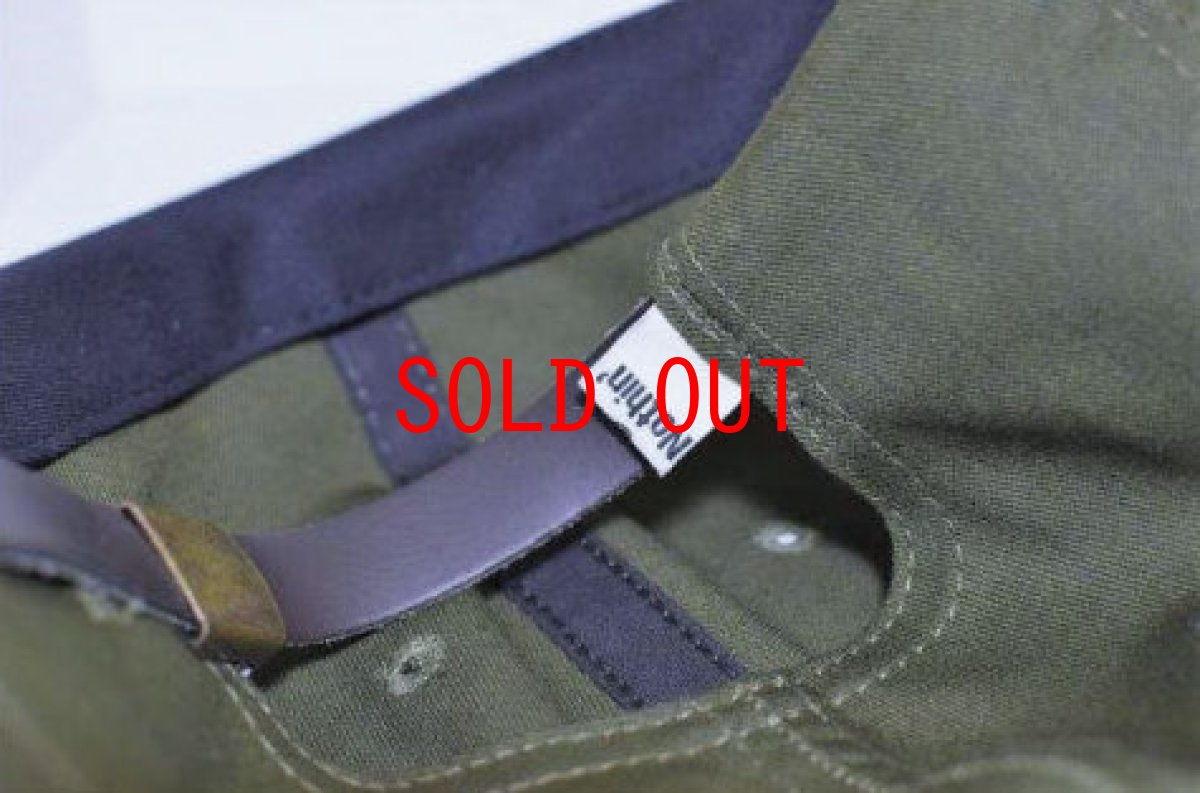 画像4: Nothin' Special(ナッシン スペシャル) 6panel Cap Leather Strap Olive (4)